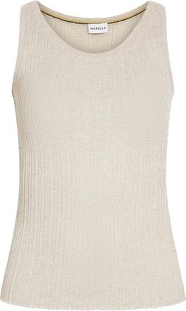 Marella Tiro Tanktop - Dames - Tops zonder mouwen - Beige - L - Tops
