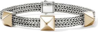 John Hardy Icon Stud Bracelet in Silver And Gold at Nordstrom, Size Medium