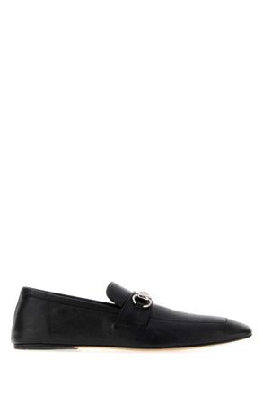 Gucci Black Slip On Loafers