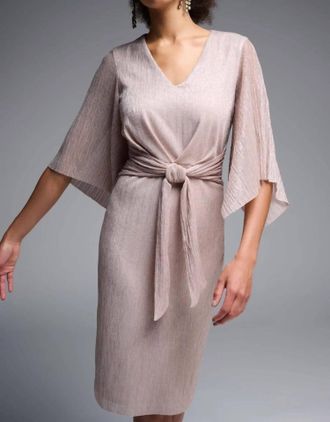 Joseph Ribkoff Knee-Length Sheath Dress In Rose