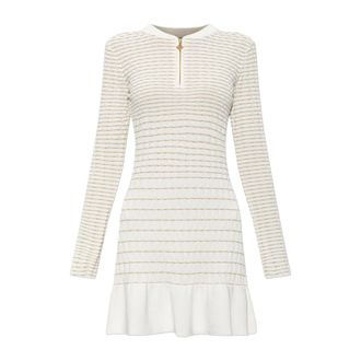 Casablanca Abito a Maglia a Righe - - Dresses - Donna - Bianco - XS