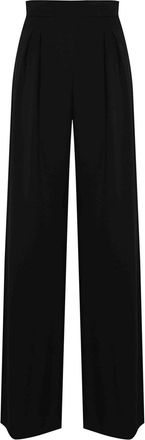 Max Mara Msedivo trousers in shiny light satin
