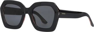 Komono Gwen Zonnebril - Dames - Zonnebrillen - Zwart - ONE Size - Nylon - Accessoires