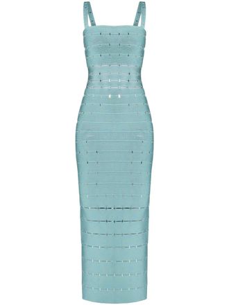 H&eacute;rve L&eacute;ger The Lillian gown - women - Rayon - L - Blue