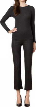 Avenue Montaigne Leo Cropped Pants In Glitzine