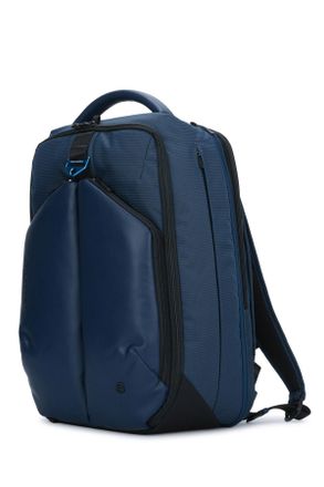 Piquadro Unisex Zaino Porta Pc 15,6 Espandibile 3 Comparti T Blu Zaini Bag