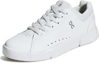 On Womens The Roger Advantage Polyurethane All White Trainers 7.5 UK