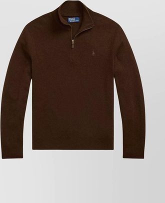 Polo Ralph Lauren ribbed cuff and hem knit sweater