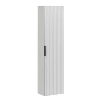 Petits Meubles Columna mural de 1 puerta estratificado Blanco