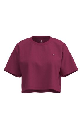 Converse T-Shirt CONVERSE STAR CHEVRON SPORTY TEE, Damen, Gr. XXL, sporty berry, Obermaterial: 100% Baumwolle, Rundhals, Shirts T-Shirt, sportlicher Stil, Kurz