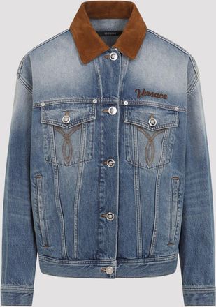 Versace Denim Stone Wash Blouson