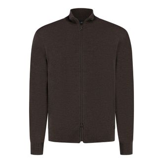 Wahts Mens Knitwear, TargetGroup:Men Dark Brown Melange / XXL