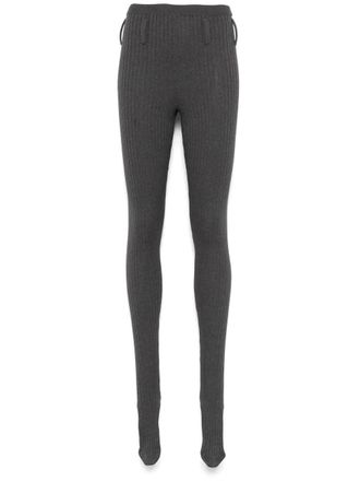 Prada ribbed leggings - Grey