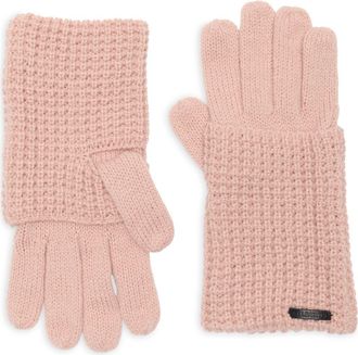 AllSaints Mixed Stitch Gloves in Misty Rose Pink at Nordstrom Rack