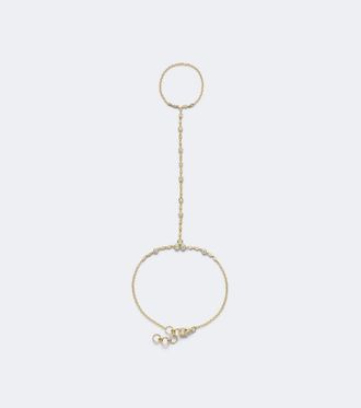 Shay Jewelry Infinity 18kt gold bracelet with diamonds