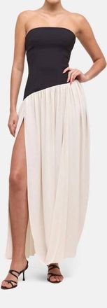 Ronny Kobo Ballad Dress In Black Ivory