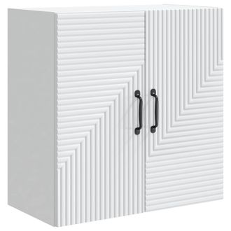 vidaXL Armario De Pared Blanco 59 X 31 X 60 Cm Madera De Ingenier&iacute;a Vidaxl