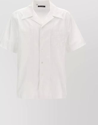 Dolce & Gabbana cotton logo embroidery shirt