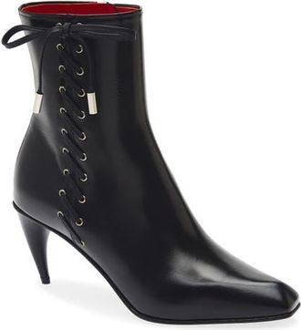 Alexander McQueen Lexie Laced Bootie in Black at Nordstrom, Size 37.5