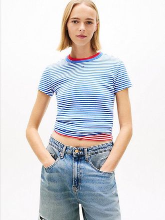 Tommy Hilfiger Ribbed Slim Crew Neck T-shirt
