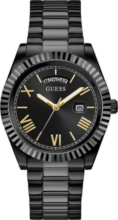 Guess Connoisseur Horloge - Heren - Horloges - Zwart - ONE Size - Accessoires