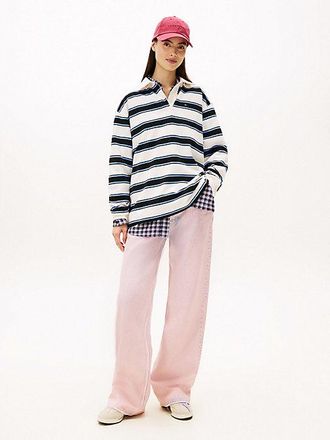 Tommy Hilfiger Mia Mid Rise Relaxed Straight Leg Jeans