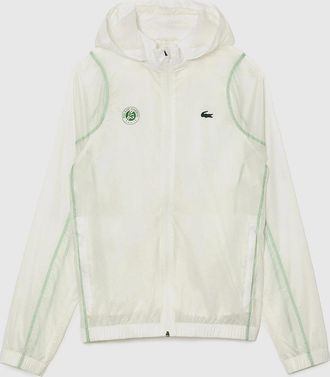 Lacoste Mens Roland Garros Windbreaker Jacket - Cream - Size: 38/36/Regular