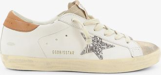 Golden Goose Sneakers Super-star in pelle con iconico logo laterale - GOLDEN GOOSE DELUXE BRAND - gender_Woman