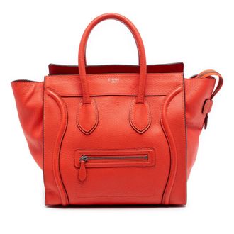 Celine Pre-owned Celine Mini Leather Luggage Tote Ladies 3TAAAJDN06UTZGCD