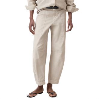 Closed Womens Rhannon Straight Jean In Beige