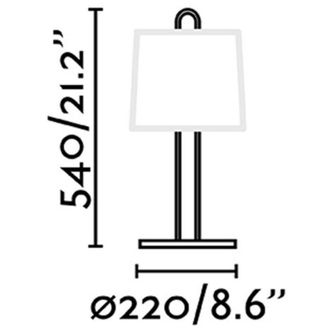 Faro Barcelona Montreal L&aacute;mpara Sobremesa Blanca/beige 24034-05