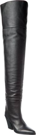 Jimmy Choo London Maceo 85 Leather Over-The-Knee Boot