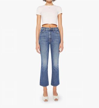 Mother Hustler Ankle Jeans In Bending The Rules