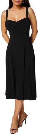 Bebe Sweetheart Fit & Flare Midi Dress