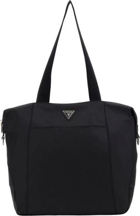 Guess Follie Travel Tote - Dames - Shoppers - Zwart - ONE Size - Polyester - Tassen