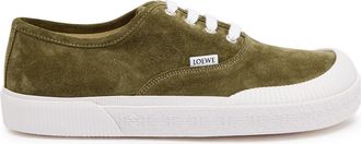 Loewe Terra Vulca Suede Sneakers - Green - 44 (IT44 / UK10)