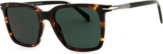 David Beckham DB 1130/S 0EX4 MT Brown Horn/Green Mirror