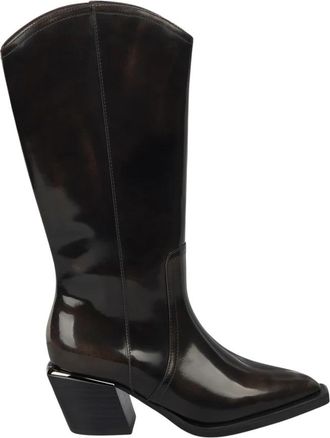 Alma En Pena Half-Boot Hak - Dames - Cowboylaarzen - Grijs - 37 EU - Schoenen