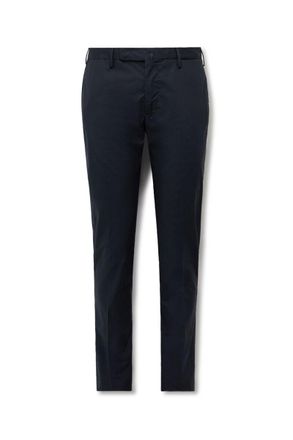 Slowear Venezia 1951 Slim-Fit Cotton-Blend Poplin Trousers