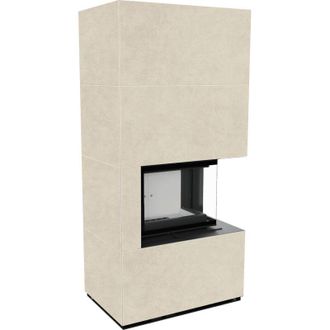 Kratki Kaminbausatz KRATKI FLOKI BOX rechts 8 kW &Oslash; 160 Quarzsinter FOKOS SALE