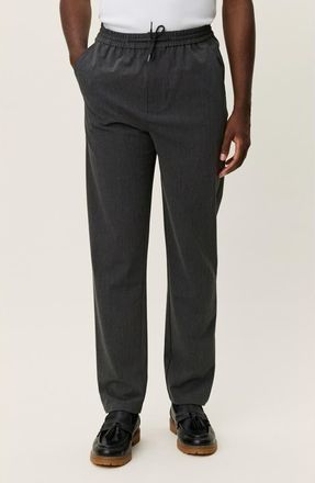Les Deux Como Tapered Drawstring Pants in Dark Grey Melange at Nordstrom, Size 29 X 34