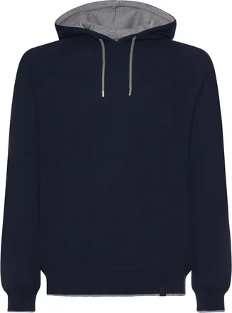 Fay Cotton And Cashmere Zip-Up Sweatshirt