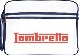 Lambretta Unisex Volwassen Logo Cabinetas (Marineblauw/Wit)