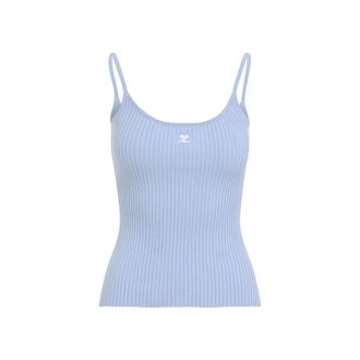 Courr&egrave;ges Vests & Tanks Blue