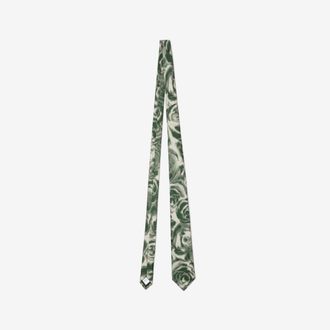 Burberry Rose Silk Tie