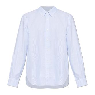 Rag & Bone Klassiek Oxford Overhemd - Heren - Zakelijke Overhemden - Blauw - XL - Katoen - Overhemden