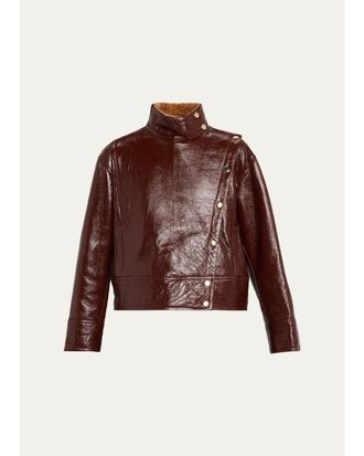 Ulla Johnson Honora Patent Leather Jacket