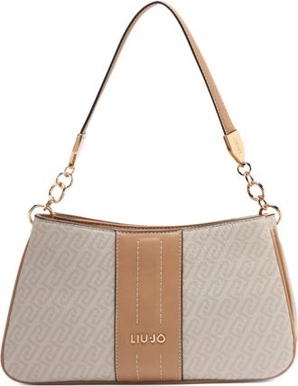 Liu Jo Borsa a spalla piccola con monogramma - Toni neutri