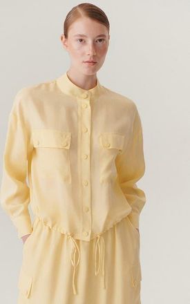 Exquise Ariel Bomber Jacket in Yellow at Nordstrom, Size X-Large