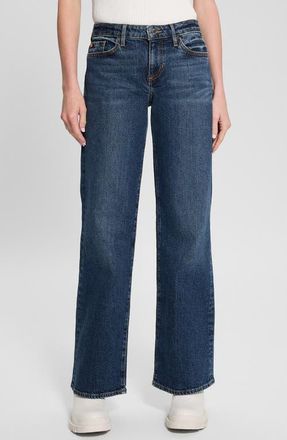 Guess Low Rise Slouchy Straight Leg Jeans in Mots at Nordstrom, Size 30 X 32